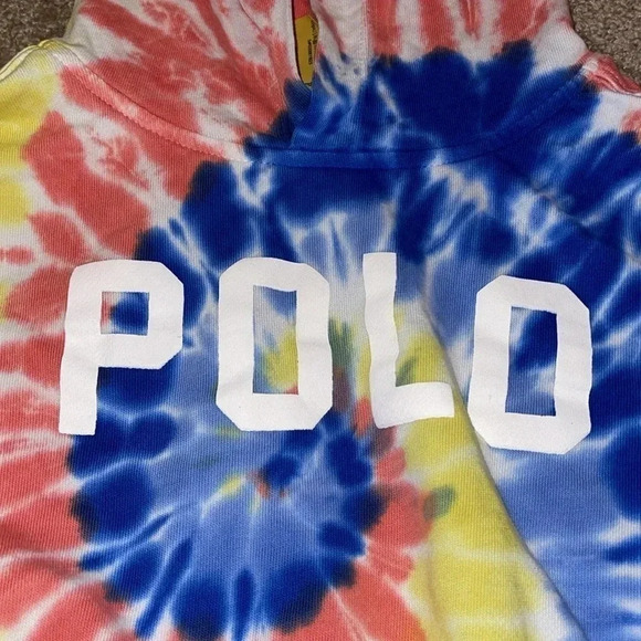 Polo Ralph Lauren Tie-Dye Hoodie Size 3T - BB - Picture 2 of 4